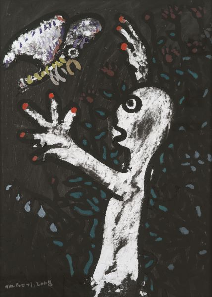 [2008] Secret Garden, Acrylic...on paper, 100x71cm